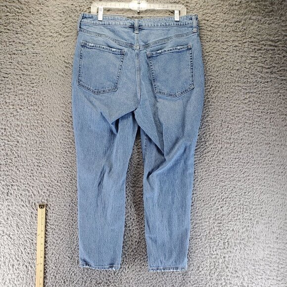 Old Navy Jeans Womens 14 Blue High-Rise OG Straight Secret Smooth Pockets Denim - Picture 11 of 12